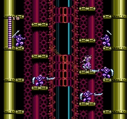 une photo d'Ã©cran de Blue Shadow sur Nintendo Nes